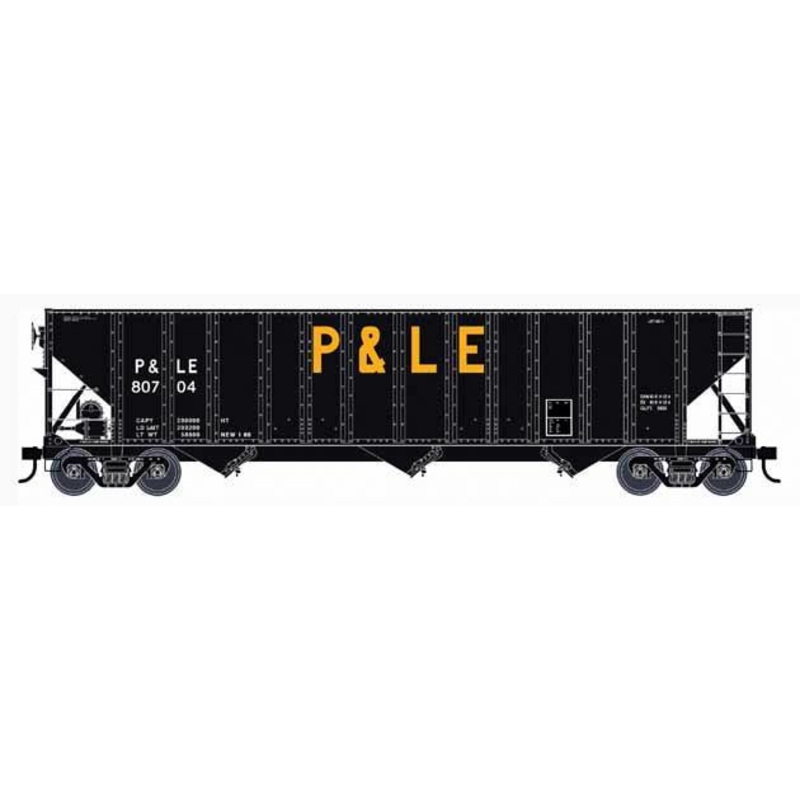 Bowser 42184 HO 100 Ton 3-Bay Hopper Pittsburgh & Lake Erie P 80739