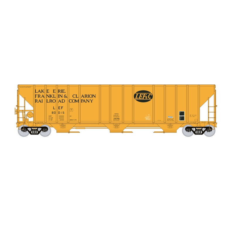 Exactrail Evolution EE1723-1 HO Scale Evans 4780 Covered Hopper LEF&C 80015
