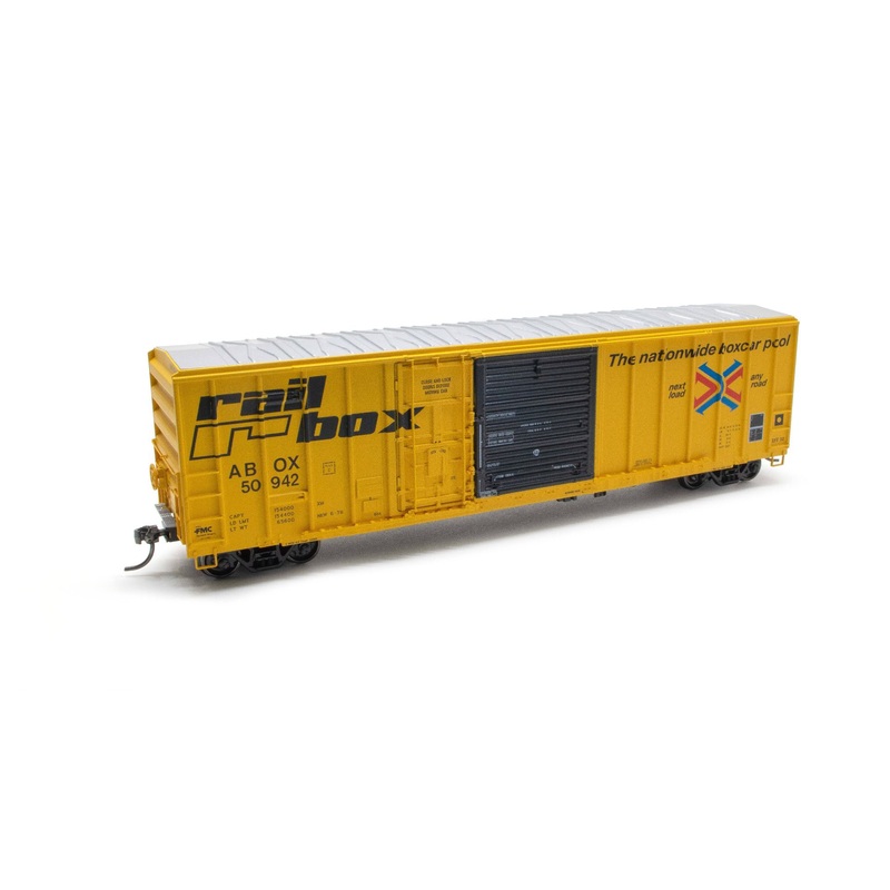 Exactrail Evolution EE1801-18 HO Scale FMC 5277 Combo Door Boxcar Railbox ABOX 50999