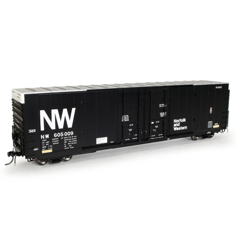 Exactrail Platinum EP-80303-2 HO Scale 60' Greenville Boxcar Norfolk Western NW 605005 - NOS