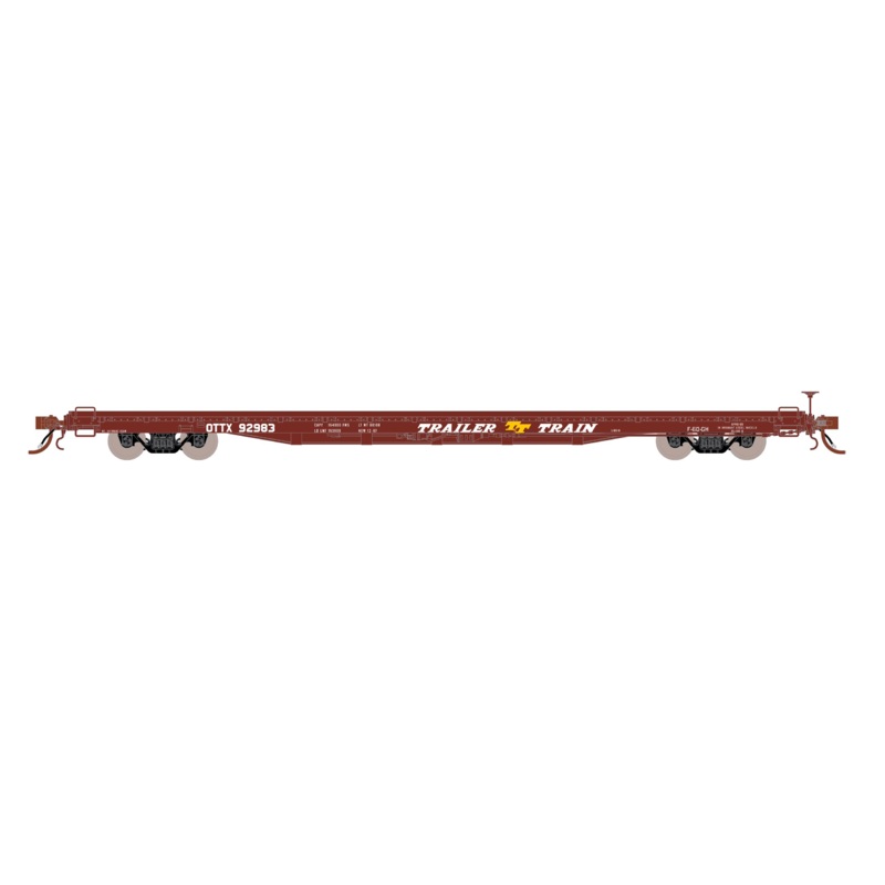Fox Valley Models 15061 HO Scale 60' P-S F60GH Flatcar Trailer Train OTTX 92983