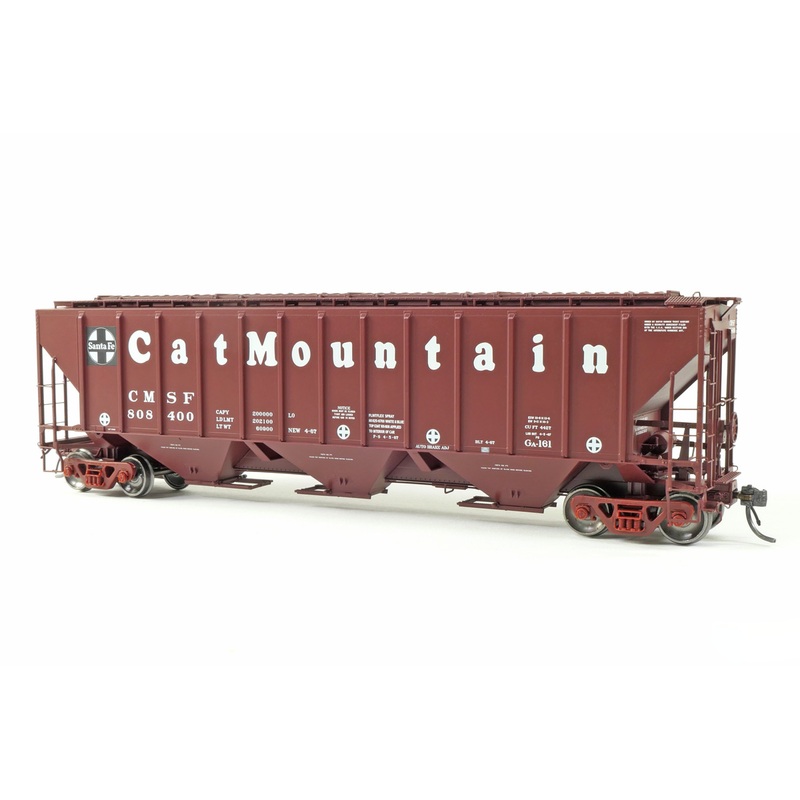Home Shops HFH-009-003 HO Scale PS 4427 Covered Hopper Cat Mountain Santa Fe CMSF 808449
