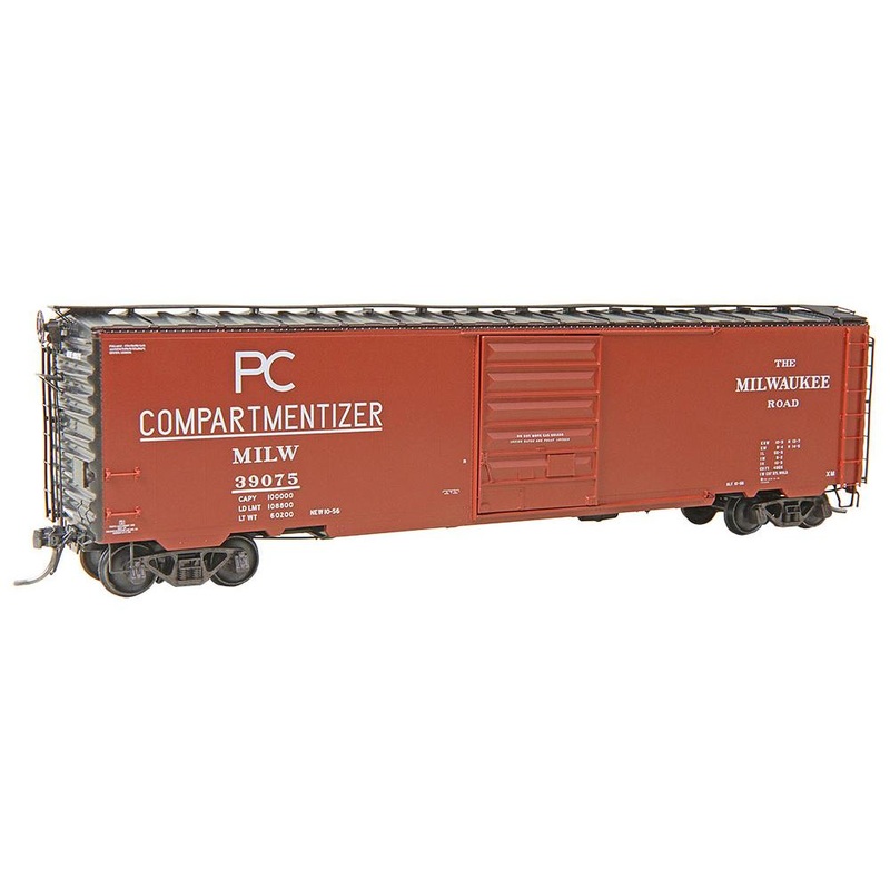 Kadee 6418 HO Scale 50' PS-1 Boxcar Milwaukee Road "Compartmentizer" MILW 39075