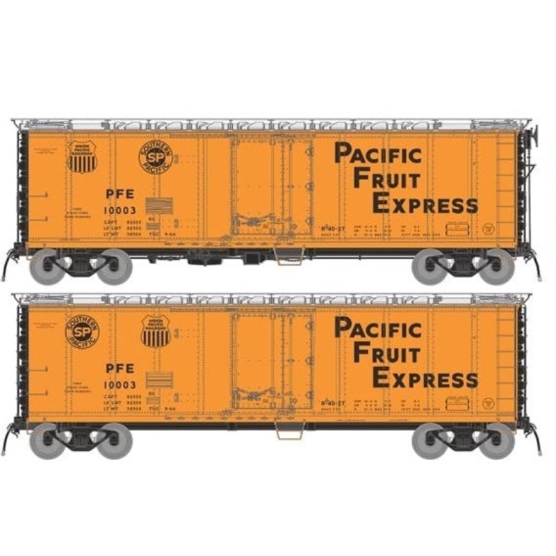 Rapido 196004A HO Scale R-40-27 Reefer: Pacific Fruit Express PFE - 1961 Scheme: Single Car #2