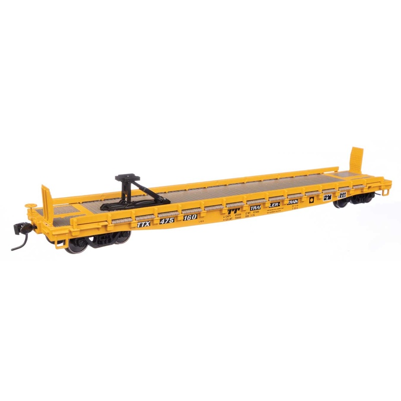 Walthers Mainline 910-50517 HO Scale 53' GSC Flatcar Trailer Train TTX 475160