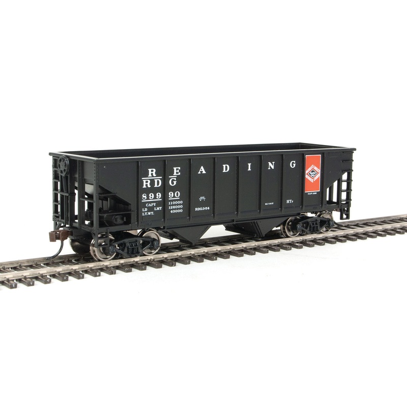 Walthers Trainline 931-1842 HO Scale 2 Bay Hopper Reading RDG 89990