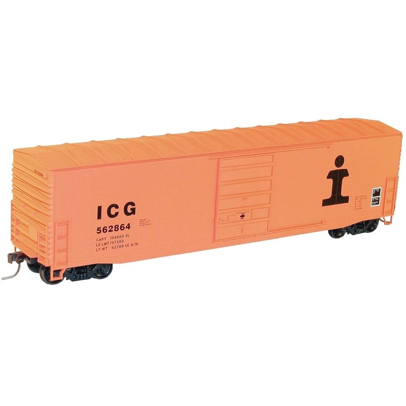Accurail 5551 HO Scale 50' Steel Boxcar Kit Illinois Central Gulf ICG 562864