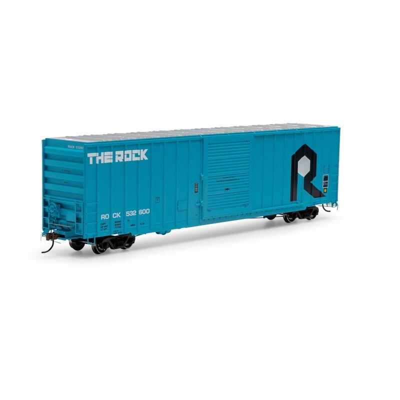 Athearn RTR 72846 HO Scale 60' ICC High Cube Boxcar Rock Island Rock 532600