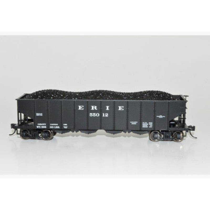 Bowser 43005 HO Scale 4 Bay Clamshell Door Hopper Erie 55030