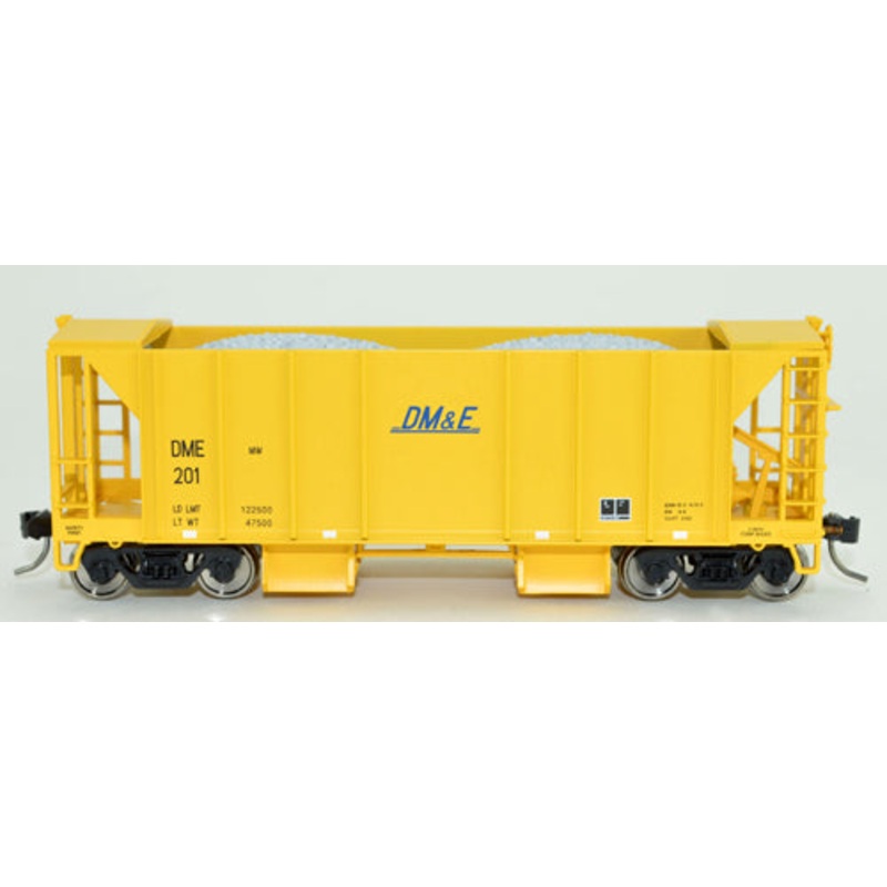 Bowser 43134 HO Scale 70 Ton Ballast Hopper with Side Chutes DM&E 215