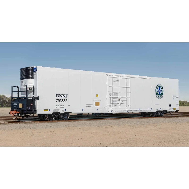 ScaleTrains Rivet 40129 HO Scale 82' 7111 Mechanical Reefer with Sound BNSF 793864
