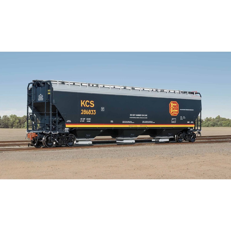 ScaleTrains Rivet 40327 HO Scale Gunderson 5188 Covered Hopper Kansas City Southern KCS 286769
