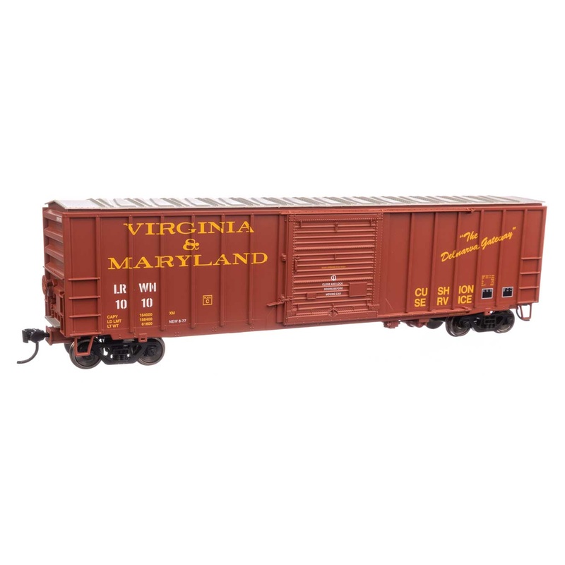 Walthers 910-1897 HO Scale 50' ACF Boxcar ex-Virginia & Maryland LRWN 1010