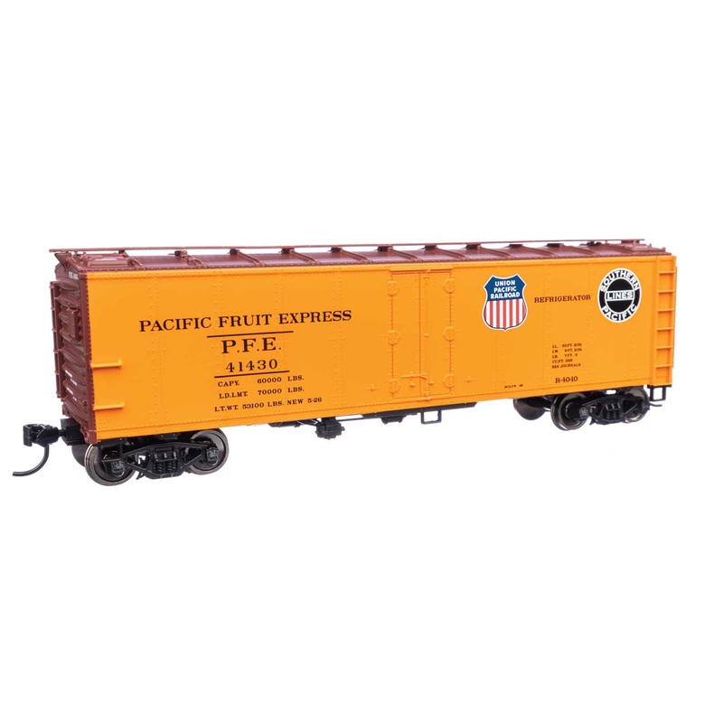 Walthers 910-41418 HO Scale 40' Steel Reefer Pacific Fruit Express UP/SP PFE 41430