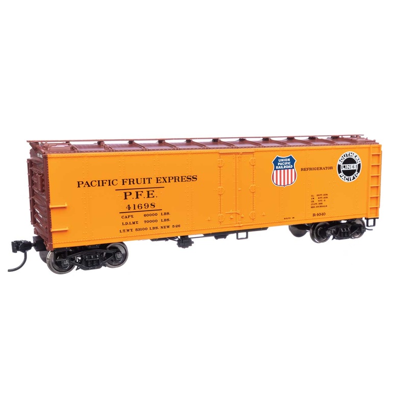 Walthers 910-41420 HO Scale 40' Steel Reefer Pacific Fruit Express UP/SP PFE 41698