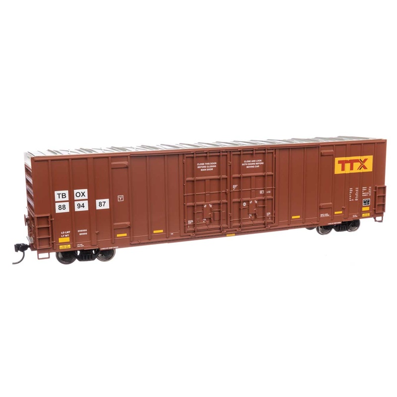 Walthers Mainline 910-3039 HO Scale 60' High Cube Boxcar TTX Patch TBOX 889487