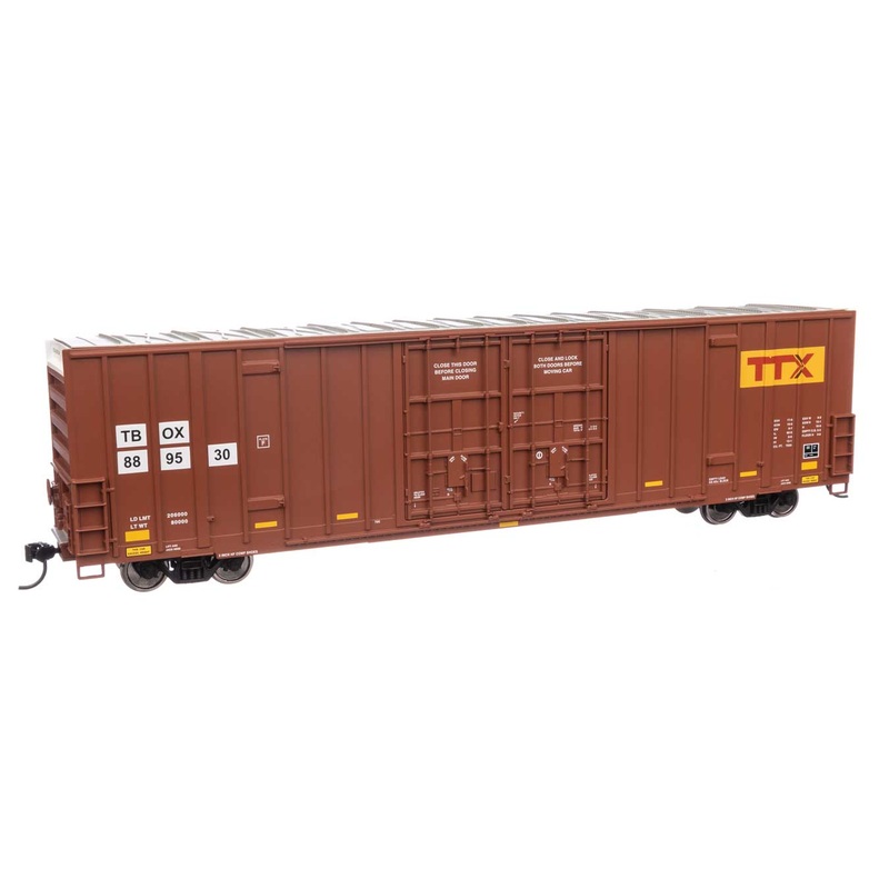 Walthers Mainline 910-3041 HO Scale 60' High Cube Boxcar TTX Patch TBOX 889530