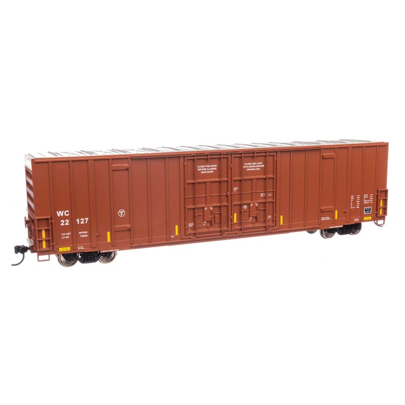 Walthers Mainline 910-3050 HO Scale 60' High Cube Boxcar Wisconsin Central WC 22127