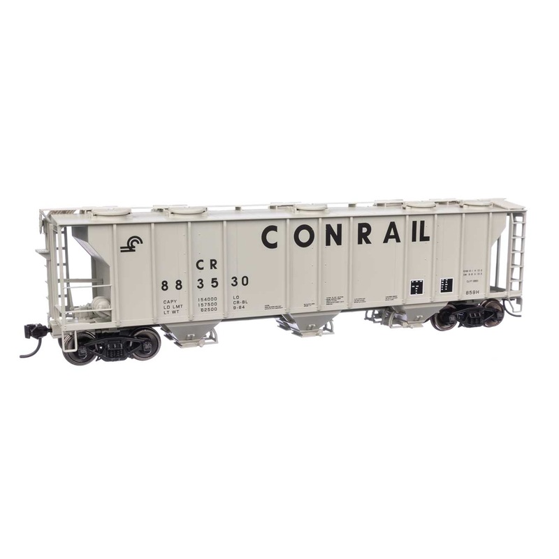 Walthers Mainline 910-7049 HO Scale PS-2 2893 3 Bay Covered Hopper Conrail CR 883530