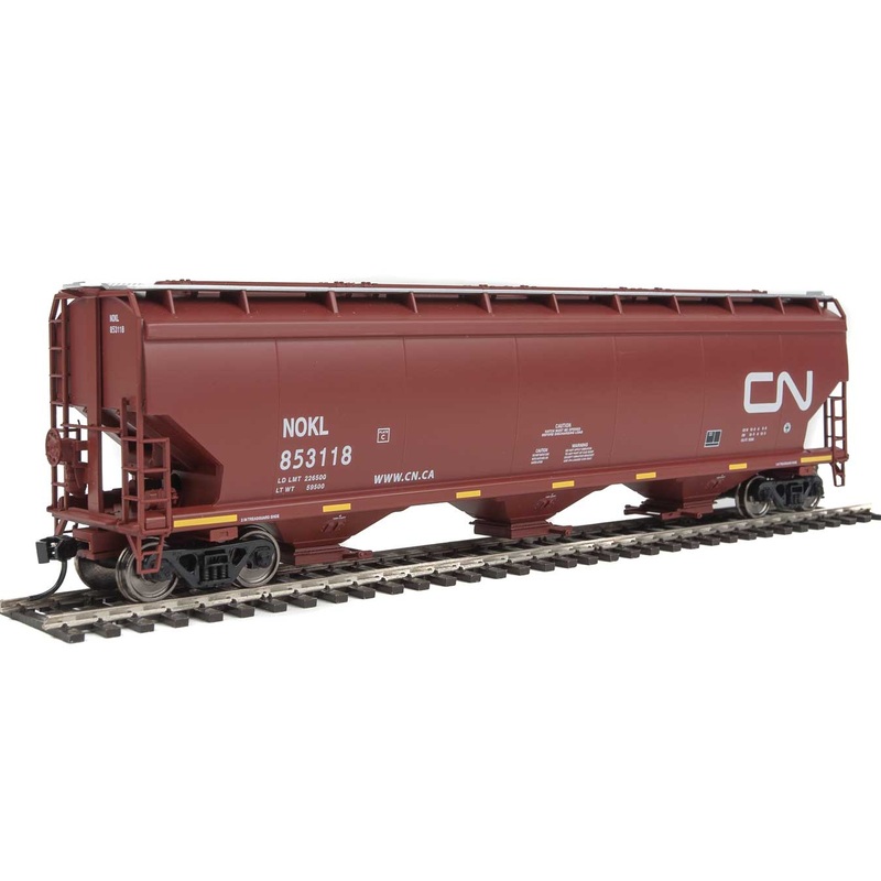 Walthers Mainline 910-7692 HO Scale 60' NSC 5150 3 Bay Covered Hopper CN/NOKL 853118