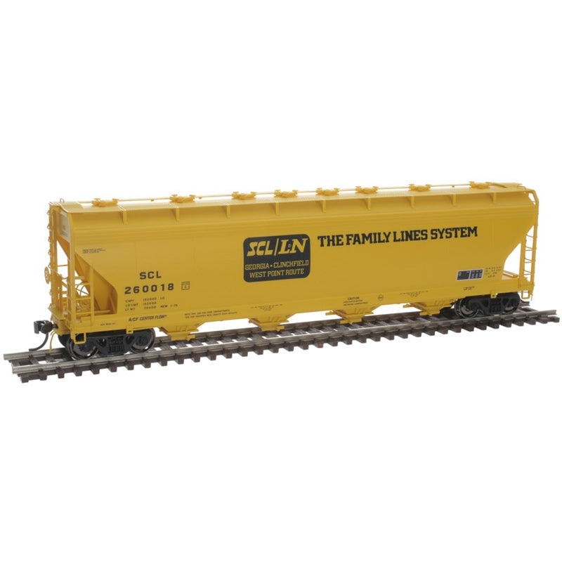 Atlas 20006402 HO Scale ACF 5250 Covered Hopper Family Lines System SCL 260022