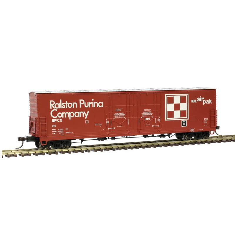 Atlas 20006781 HO Scale Evans 53' Double Plug Door Boxcar Ralston Purina RPCX 103
