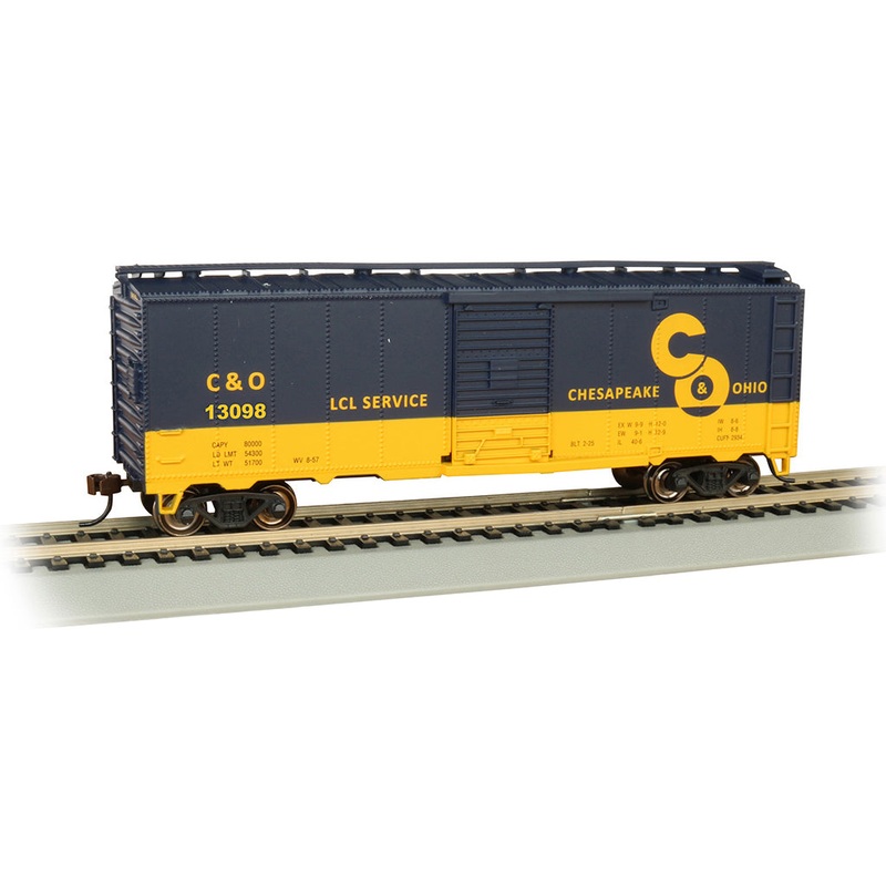 Bachmann 16002 HO Scale 40' Boxcar Chesapeake & Ohio "LCL" C&O 13098