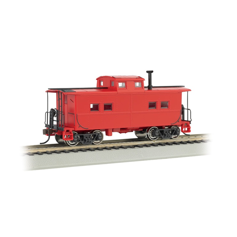 Bachmann 16806 HO Scale Northeastern Caboose Red Painted Unlettered
