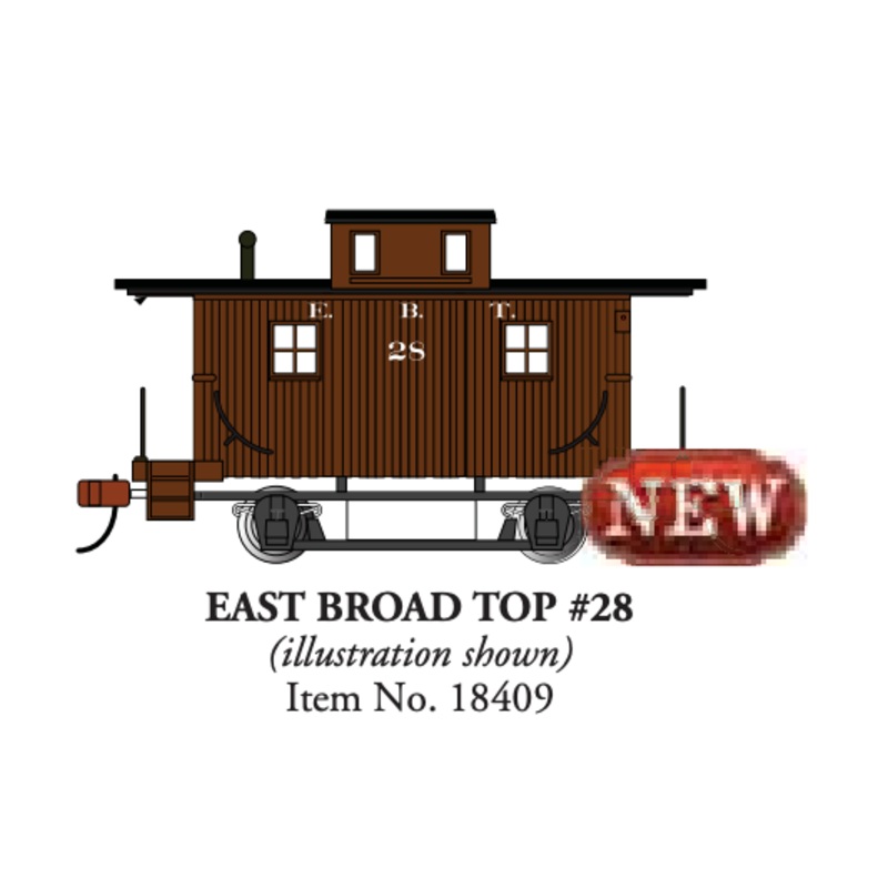 Bachmann 18409 HO Scale Bobber Caboose East Broad Top EBT 28
