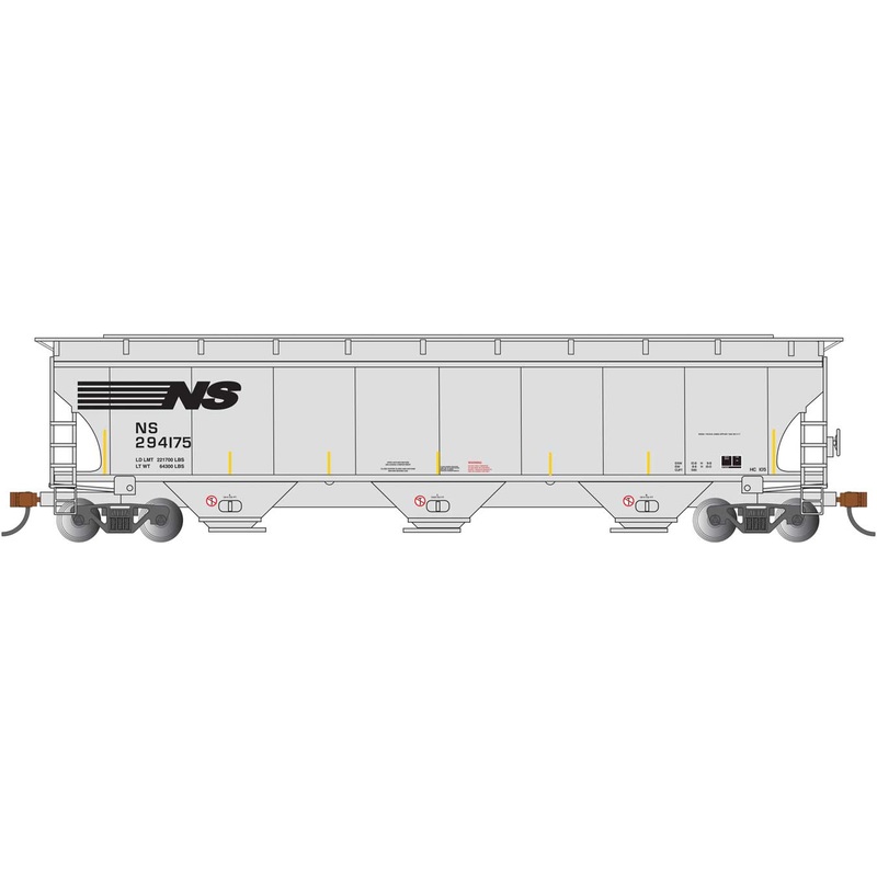 Bachmann 70638 HO Scale Trinity 5161 Covered Hopper Norfolk Southern NS 294175