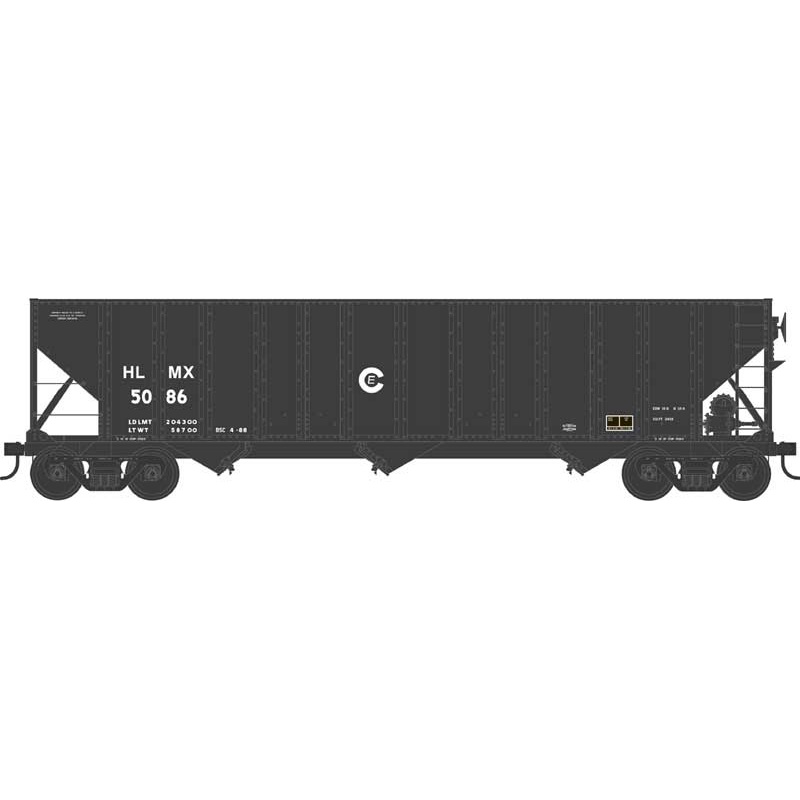 Bowser 43203 HO Scale 100 Ton 3-Bay Hopper "1988 Rebuild" HLMX 10059