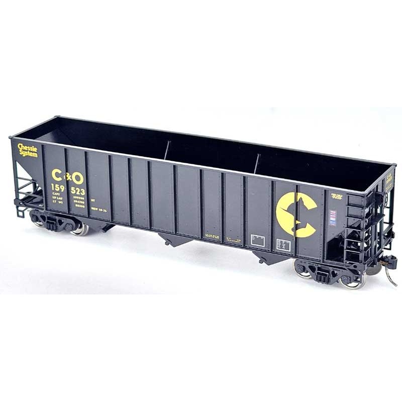 Bowser 43512 HO Scale 100 Ton 3-Bay Hopper Chessie System C&O 159815