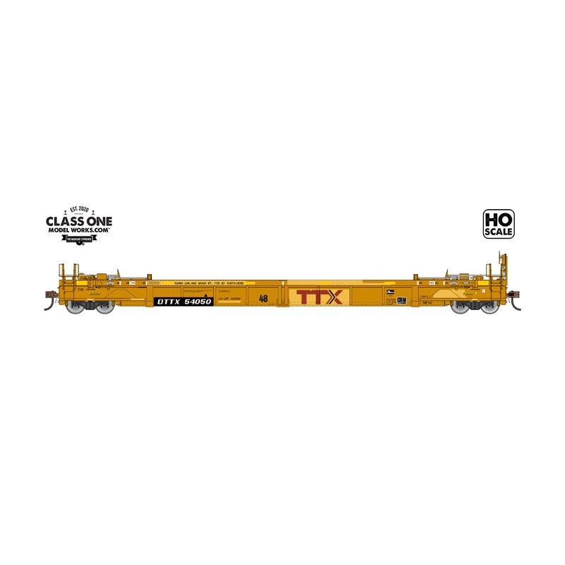 Class One Model Works HO Scale TWF10 Late New TTX Logo DTTX