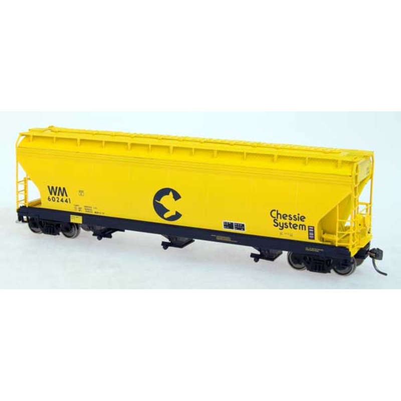 InterMountain 47006 HO Scale ACF 4650 Covered Hopper Chessie System WM