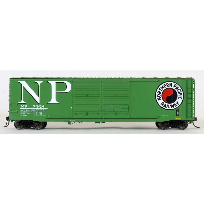 Moloco Trains 70009 HO Scale 50' XM Double Door Boxcar Northern Pacific NP