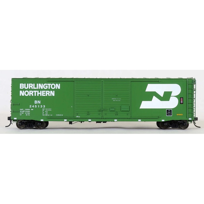 Moloco Trains 70010 HO Scale 50' XM Double Door Boxcar Burlington Northern