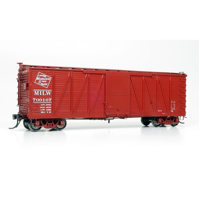 Rapido Trains 142006A HO Scale USRA Single Sheathed Boxcar Milwaukee Road MILW #Varies