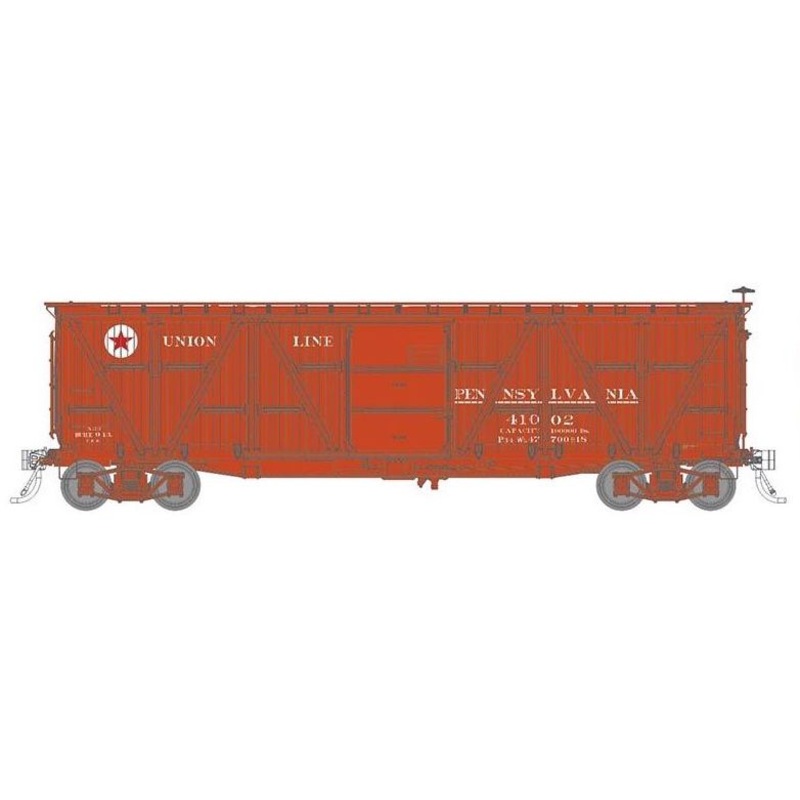 Rapido Trains 177002A HO Scale X23 Boxcar Union Lines PRR Single Car (# Varies)