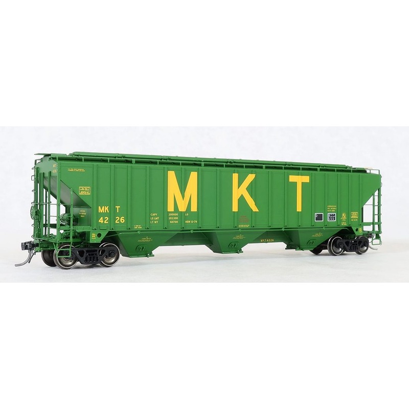 Tangent Scale Models 11220 PS 4750 Covered Hopper Missouri-Kansas-Texas "Katy" MKT #'s Vary