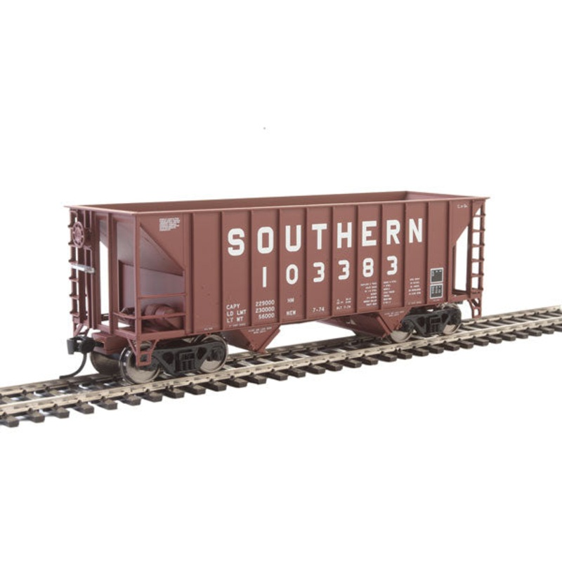 Walthers MainLine 910-6926 100 Ton 2 Bay Hopper Southern Brown SOU 103383