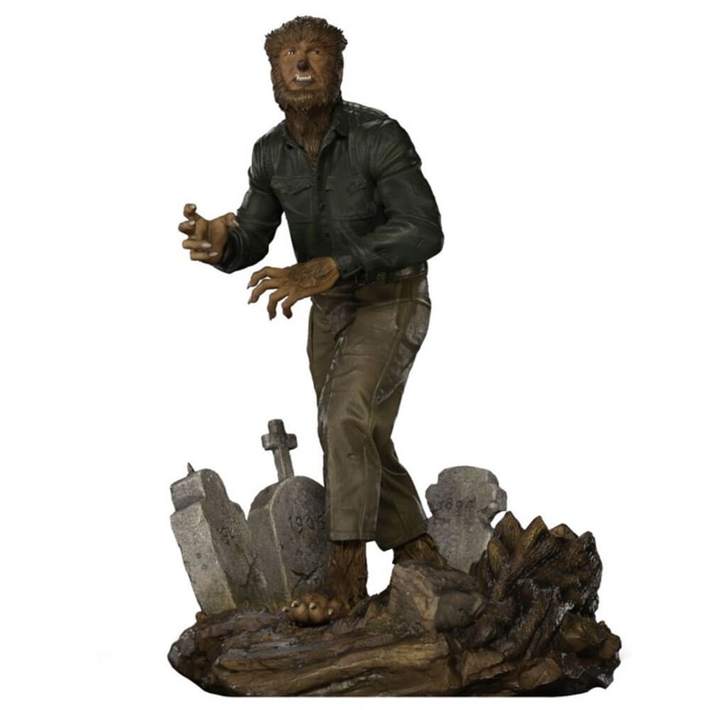 Universal Monsters Wolf Man Deluxe 1:10 Statue  l'chelle